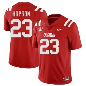 Men Jarcoby Hopson Red Ole Miss Rebels #23 College Football 2025 Jersey 354018-368